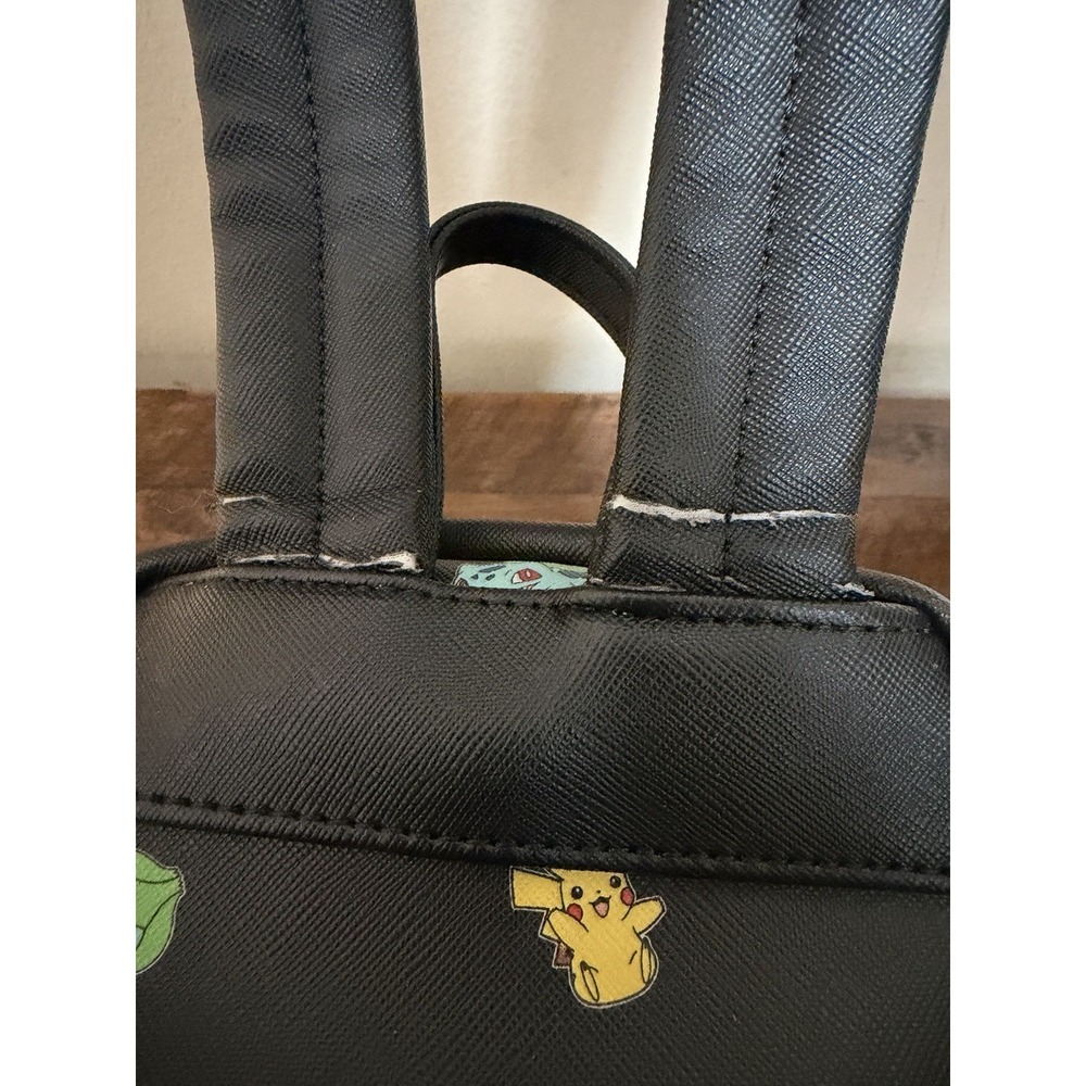 Loungefly Pokémon Mini Backpack Pikachu Bulbasaur Charmander Squirtle READ - Picture 7 of 16